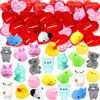 Picture of 28 Pcs Valentine Mochi Squishies Toys Filled Hearts with Valentines Day Cards for Kids, Kawaii Stress Relief Squishies Toy for Valentine's Party Favors Boys Girls Exchange Gifts Classroom Prizes