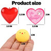 Picture of 28 Pcs Valentine Mochi Squishies Toys Filled Hearts with Valentines Day Cards for Kids, Kawaii Stress Relief Squishies Toy for Valentine's Party Favors Boys Girls Exchange Gifts Classroom Prizes