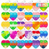 Picture of Pop Fidget Toys Bulk Its Valentines Day Gifts for Kids 30 Pack Valentines for Kids Classroom Valentines Day Party Favors Mini Heart Pop Fidget Keychain It Bulk Toys Valentine Goodie Bags Boys Girls