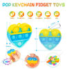 Picture of Pop Fidget Toys Bulk Its Valentines Day Gifts for Kids 30 Pack Valentines for Kids Classroom Valentines Day Party Favors Mini Heart Pop Fidget Keychain It Bulk Toys Valentine Goodie Bags Boys Girls