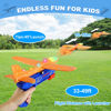 Picture of Fuwidvia 3 Pack Airplane Launcher Toys, 13.2'' LED Foam Glider Catapult Plane Toy for Boys, 2 Flight Modes Outdoor Flying Toys Birthday Gifts for Boys Girls 4 5 6 7 8 9 10 11 12 Year Old
