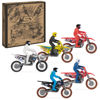 Picture of Supercross, Authentic 5-Pack of 1:24 Scale Die-Cast Motorcycles with Rider Figure, Toy Moto Bike for Kids and Collectors Ages 3 and up