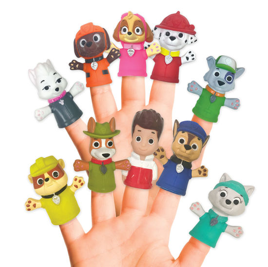 Picture of Ginsey Nickelodeon PAW Patrol 10 Piece Finger Puppet - Party Favors, Educational, Bath Toys, Floating Pool Toys, Beach Toys, Finger Toys, Story Time, Playtime