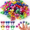 Picture of Woozettn 100PCS Eye Finger Puppets,Wiggly Eyeball Finger Puppet Eye On Rings,Eyes Monster Finger Googly Eye Rings for Kids Party Favors,Classroom Rewards,Christmas,Birthday Gift,6 Colors