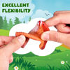 Picture of 10 PCS Dinosaur Finger Puppets for Kids, Dino Finger Toys Birthday Gift for Party Decorations,10 Types of Dinosaur Party Favors for Boys, Kids Prize Box, Goodie Stuffers Dinosaurs Toys for Kids 1-5