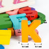 Picture of Alphabet Puzzle Wooden Puzzles for Toddlers 3 4 5 Year Old, ABC Puzzle Shape Alphabet Learning Puzzles Toys with Puzzle Board & Letter Blocks, Preschool Educational for Girls Boys