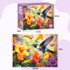 Picture of VOLUVOLU 500 Piece Puzzle for Adults, Jigsaw Puzzle,Flower Hummingbird Jigsaw Puzzles 500 Pieces Birthday Party for Family Kids and Adults Funny Puzzle for Adults