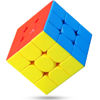 Picture of CFMOUR Speed Cube 3x3x3 - Moyu Meilong 3C, Stickerless Magic Cube 3x3, Fast Smooth Turning Vivid Colour 3D Puzzle Brain Toy Travel Games, Turns Quicker Than Original