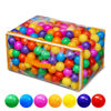 Picture of Vanland Ball Pit Balls for Baby and Toddler Phthalate Free BPA Free Crush Proof Plastic - Multicolored Pit Balls in Reusable Play Toys for Kids with Storage Bag