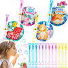 Picture of JOYIN 32 Pcs Valentines Day Gift Cards with Mini Bubble Maker Wands for Kids, Valentine Party Favor Toys, Valentine's Day Kids Classroom Exchange Prizes, Bubble Wands with Cards, Photo Prop Decor
