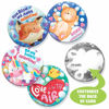Picture of JOYIN 32 Pcs Valentines Day Gift Cards with Mini Bubble Maker Wands for Kids, Valentine Party Favor Toys, Valentine's Day Kids Classroom Exchange Prizes, Bubble Wands with Cards, Photo Prop Decor