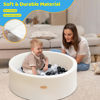 Picture of HARBOLLE Baby Ball Pit Soft Round Memory Foam Ball Pits NOT Included Balls Indoor Outdoor Playpen for Babies Toddlers Kids Infants for Girls Boys, White