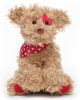 Picture of Bearington Harry Hugglesmore The Valentine's Day Stuffed Animal, 11 Inch Brown Puppy Stuffed Animal, Ideal for Valentine's Day Gifts
