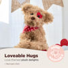 Picture of Bearington Harry Hugglesmore The Valentine's Day Stuffed Animal, 11 Inch Brown Puppy Stuffed Animal, Ideal for Valentine's Day Gifts