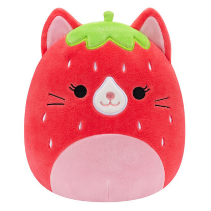 Picture of Squishmallows Original 8-Inch Olma Strawberry Cat - Official Jazwares Plush