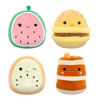 Picture of Squishmallows Original 5-Inch Food 4-Pack - Kachina Kiwi, Rayen Pancakes, Visconti Lemon Macaron, Wanda Watermelon - Official Jazwares Plush (Little)