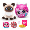 Picture of Pets Alive Smitten Kittens Surprise (Siamese Cat Mooloo) by ZURU Nurture Play Soft Toy Unboxing Adopt Interactive 10 Sounds