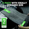 Picture of KKV 2-Pack Microfiber Towels for Cars (35"x 24") Extra Large Ultra Absorbent Car Drying Towel for Cars and Trucks, Without Streaks, Scratches, or Water Spots