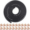 Picture of Tnisesm 1/4 Inch ID Fuel Line Hose 10 Feet + 20Pcs 2/5" ID Hose Clamps for Kawasaki Kohler Briggs & Stratton Small Gas Diesel Powersports Engines and Generators