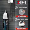 Picture of COSLAKE Car Touch Up Paint(Atomic Silver(1J7)) for Lexus, Car Paint Scratch Repair Kit, Quick & Easy Solution to Repair, 2 in 1 Scratch Remover Pen with Color-Matched