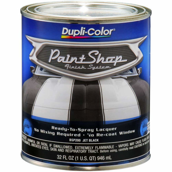Picture of Dupli-Color BSP200 Paint Shop Finish System Base Coat - Jet Black - 32 oz. Automotive Paint
