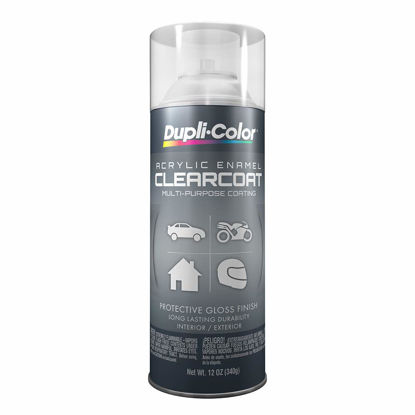 Picture of Dupli-Color DA1692 Multi-Purpose Acrylic Enamel Spray Paint - Crystal Clear - 12 oz. Aerosol Can