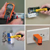 Picture of Klein Tools 69149P Electrical Test Kit with Digital Multimeter, Non-Contact Voltage Tester and Electrical Outlet Tester, Leads and Batteries