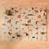 Picture of Nuby Reversible Baby Floor Mat - Foldable and Lightweight Baby Play Mat for Floor - Easy Storage and Travel - Safari