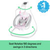 Picture of Ingenuity SimpleComfort Lightweight Compact 6-Speed Multi-Direction Baby Swing, Vibrations & Nature Sounds, 0-9 Months 6-20 lbs (Pink Cassidy)