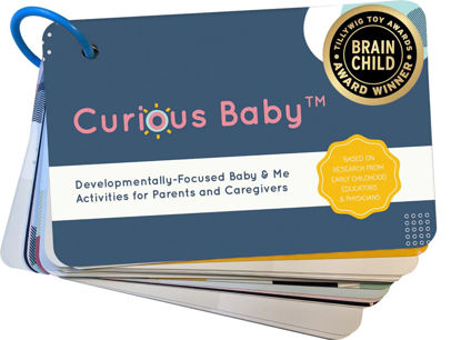 Picture of Curious Baby™ Award Winning 40+ Activities for Baby & Me (0-12 Months) | Developmentally-Focused and Stimulating Creative Playtime Ideas for Baby & Me | Includes Black/White High-Contrast Cards