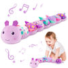 Picture of Sumobaby Infant Baby Musical Multi-Sensory Caterpillar, Stuffed Animal Activity Soft Toys, for Tummy Time Newborn 0-3-6-12 Months Girls, Purple