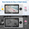 Picture of VTech Upgraded Smart WiFi Baby Monitor VM901, 5-inch 720p Display, 1080p Camera, HD NightVision, Fully Remote Pan Tilt Zoom, 2-Way Talk, Free Smart Phone App, Works with iOS, Android