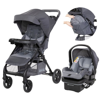 Picture of Baby Trend Passport® Cargo Stroller Travel System with EZ-Lift™ PLUS Infant Car Seat, Grey Bamboo