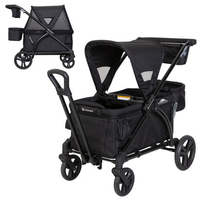 Picture of Baby Trend Expedition 2-in-1 Stroller Wagon PLUS, Ultra Black
