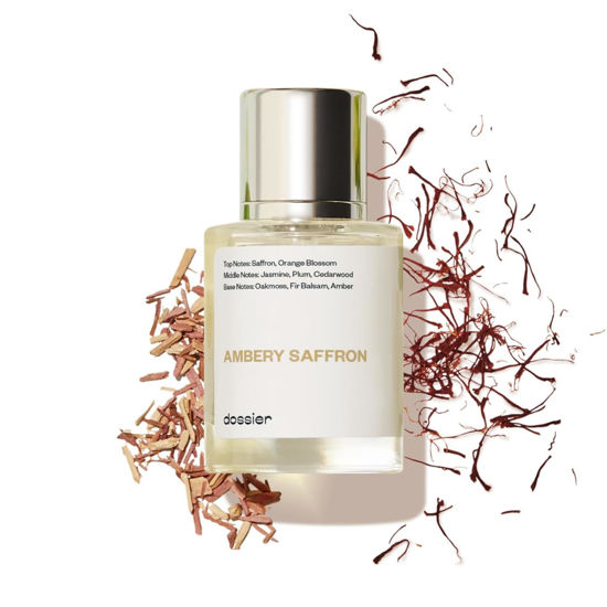Picture of Dossier - Ambery Saffron 1.7 Fl Oz (50ml) - Eau de Parfum - Inspired by B.accarat R.ouge 540 - Vegan, Unisex Perfume Spray