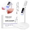 Picture of SAVILAND LED U V Light with Magnetic Stand & LCD Screen Portable Nail Lamp Kit Handsfree 2-Timer Modes Portable Mini Nail Dryer Stand for Gel Nails USB Rechargeable and Wireless for Home DIY Manicure