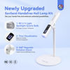 Picture of SAVILAND LED U V Light with Magnetic Stand & LCD Screen Portable Nail Lamp Kit Handsfree 2-Timer Modes Portable Mini Nail Dryer Stand for Gel Nails USB Rechargeable and Wireless for Home DIY Manicure