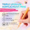 Picture of Saviland 12 Colors Nail Art Pens Set - 3D Nail Polish Pens Graffiti Nail Dotting Tools Acrylic Paint Pens Drawing Painting Point Liner Pen for Nails Art Design Manicure Nail Pens for Home & Salon DIY