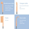 Picture of High Frequency Facial Machine - TUMAKOU Portable Handheld High Frequency Facial Skin Wand Machine with 4 Different Tubes