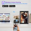 Picture of Uhale Digital Picture Frame WiFi 10.1 inch HD IPS Touch Screen Electronic Picture Frame Slideshow Smart Loop Digital Photo Frame with APP & SD Card Slot to Load Photos & Videos from Your Phone