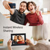 Picture of Digital Photo Frame 10.1 Inch WiFi Digital Picture Frame IPS HD Touch Screen Smart Cloud Photo Frame with 32GB Storage, Auto-Rotate, Easy Setup to Share Photos or Videos Remotely via AiMOR APP (Black)