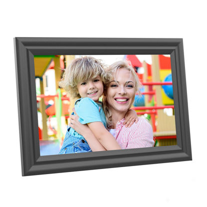 Picture of Digital Picture Frame WiFi 10.1 Inch Digital Photo Frame, Electronic Picture Frame, 16GB Storage, Auto-Rotate, IPS Touch Screen, Easy Setup and Share Photos and Videos via Free App from Anywhere