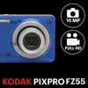 Picture of KODAK PIXPRO FZ55-BL 16MP Digital Camera 5X Optical Zoom 28mm Wide Angle 1080P Full HD Video 2.7" LCD Vlogging Camera (Blue)