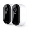 Picture of Arlo Essential Security Camera 2K | Indoor - Outdoor | 2nd Gen | Wireless with Spotlight, 2-Way Audio, Color Night Vision, Live Stream, Motion Activiation, Real Time Notifications - White, 2 Camera