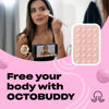 Picture of OCTOBUDDY - Silicone Suction Phone Case Adhesive Mount - Hands-Free, Strong Grip Holder for Selfies and Videos - Durable, Easy to Use - iPhone and Android Compatible - 2.25″ x 3.25″, Chalk Pink