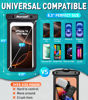 Picture of Hiearcool Waterproof Phone Pouch, Waterproof Phone Case for iPhone 16 15 14 13 Pro Max, IPX8 Cellphone Dry Bag Beach Cruise Ship Essentials 2Pack-8.3"