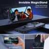 Picture of CASEKOO Designed for iPhone 14 Pro Max Case with Magnetic Invisible Stand [Military Drop Protection] [Compatible with MagSafe] Shockproof Slim Translucent Matte Promax Case 6.7 Inch, Black