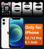 Picture of FNTCASE for iPhone 12 Phone Case: for iPhone 12 Pro Magnetic Matte Textured Military Grade Drop Protection Translucent Cell Cover - Slim Durable Shockproof Protective Bumper