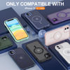 Picture of Hython Case for iPhone 11 Case Magnetic Translucent Matte Phone Cases 6.1" [Compatible with MagSafe] Thin Slim Fit Shockproof Bumper Hard Protective Cover for Women Men Girls, Frosted Black