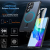 Picture of OWKEY Samsung Galaxy S25 Ultra Case 6.86'', Magnetic S25 Ultra Case for Magsafe with Tempered Glass Screen, [Shockproof Military] Translucent Back Slim Bumper Cover Phone Case Galaxy S25 Ultra, Black
